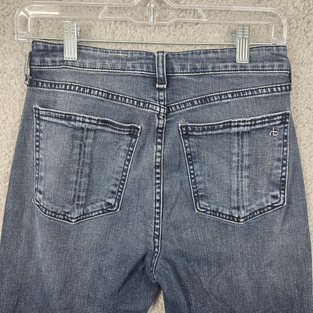 Rag & Bone Women's Cotton Medium Wash Jeans Blue Size 25 - Picture 8 of 13